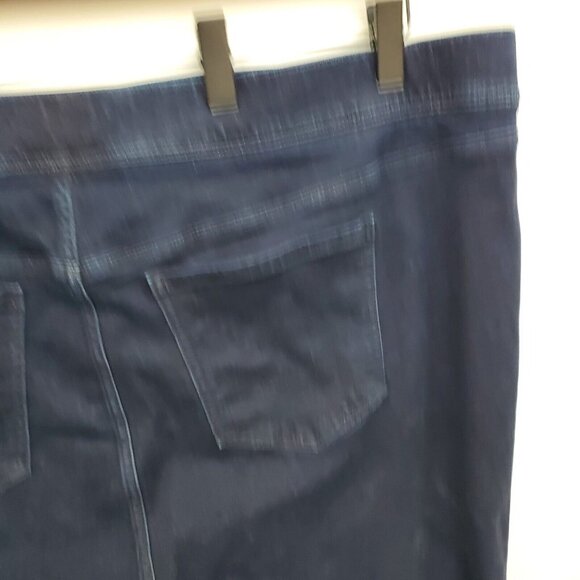 Torrid Womens Lean Jean Dark Blue Skinny Jeans High Waist Plus Size 5X‎ Pull On - Picture 6 of 14